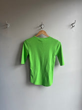 Load image into Gallery viewer, YMC Charlotte Short Sleeve Top - Green - back
