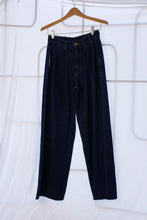 Load image into Gallery viewer, B-sides - Pleated Pant - Blue Rinse - flat front