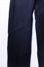 Load image into Gallery viewer, B-sides -  Seamed Leroy Jean - Marine Overdye - flat seam detail
