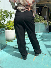 Load image into Gallery viewer, Filippa K - Cara Cool Wool Trouser - Black - back
