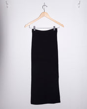 Load image into Gallery viewer, Filippa K - Rib Knit Skirt - Black - flat back
