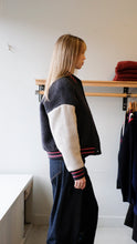 Load image into Gallery viewer, Homecore - Gamma Woolly Reversible Bomber - Anthracite/Grey - side