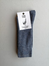 Load image into Gallery viewer, Homecore Alpaca Socks - Denim Blue
