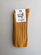Load image into Gallery viewer, Homecore Cashmere Socks - Dijon Yellow
