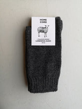 Load image into Gallery viewer, Homecore Lambswool Socks - Dark Grey
