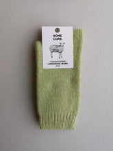Load image into Gallery viewer, Homecore Lambswool Socks - Green Smoke
