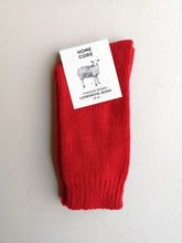 Load image into Gallery viewer, Homecore Lambswool Socks - Red
