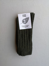 Load image into Gallery viewer, Homecore Silk Blend Socks - Dark Green
