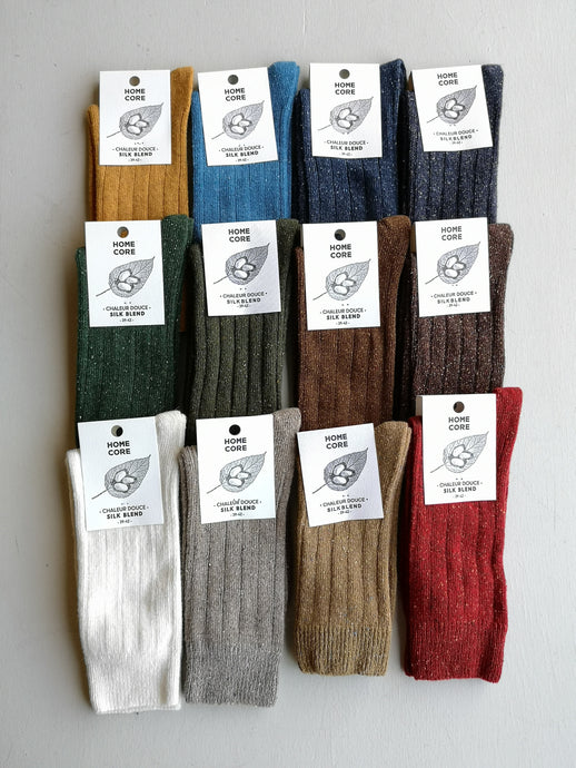 Homecore Silk Blend Socks - Various Colours