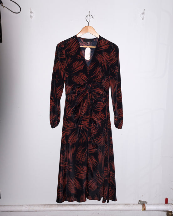 No 6 - Michele Dress - Copper Sparks - flat front