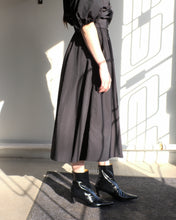 Load image into Gallery viewer, no6 - Mel Skirt - Black/Black - side
