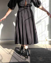 Load image into Gallery viewer, no6 - Mel Skirt - Black/Black - back

