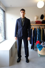 Load image into Gallery viewer, Oliver Spencer - Fishtail Trousers - Navy (Stockbridge) - front