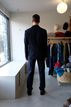 Load image into Gallery viewer, Oliver Spencer - Fishtail Trousers - Navy (Stockbridge) - back