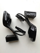 Load image into Gallery viewer, Sister x Soeur Elyse Sandal Heels - Black Patent
