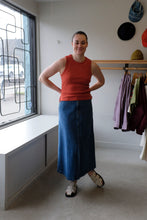 Load image into Gallery viewer, Minimum - Jannah Midi Skirt - Indigo Blue - front
