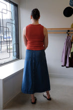 Load image into Gallery viewer, Minimum - Jannah Midi Skirt - Indigo Blue - back
