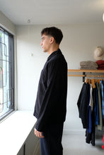 Load image into Gallery viewer, Universal Works - Field Jacket - Black Moleskin - flat side