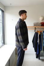 Load image into Gallery viewer, Universal Works - Wayfarer Jacket - Black/Brown Check - flat side