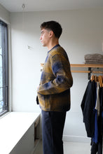 Load image into Gallery viewer, Universal Works - Zip Liner Jacket - Navy Check - flat side