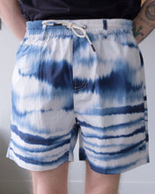 Load image into Gallery viewer, Wemoto - Dogs OC Poplin Swim Shorts - Navy Blue - front

