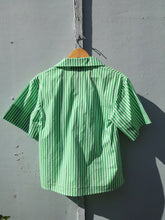 Load image into Gallery viewer, Wray Bowen Shirt - Fern Stripe - back
