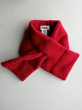 Load image into Gallery viewer, YMC Slot Scarf - Red slotted through
