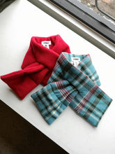 Load image into Gallery viewer, YMC Slot Scarf - Red, Blue Multi Check
