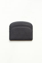 Load image into Gallery viewer, Demi-Lune Cardholder - Black Embossed calfskin leather - Eugene Choo - Womens Accessories
