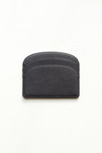 Load image into Gallery viewer, Demi-Lune Cardholder - Black Embossed calfskin leather - Eugene Choo - Womens Accessories