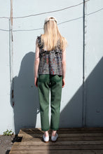 Load image into Gallery viewer, Anntian - Flouncy Top - Gingham Print - back
