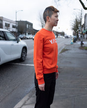 Load image into Gallery viewer, apc - viva sweatshirt - orange - side
