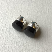 Load image into Gallery viewer, Lacar - Ball Earrings - Black Jade
