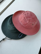 Load image into Gallery viewer, Old Fashioned Standards - Waxed Bucket Hats, in dusty rose and emerald
