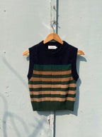 Sherry Knitted Vest - Multi Green