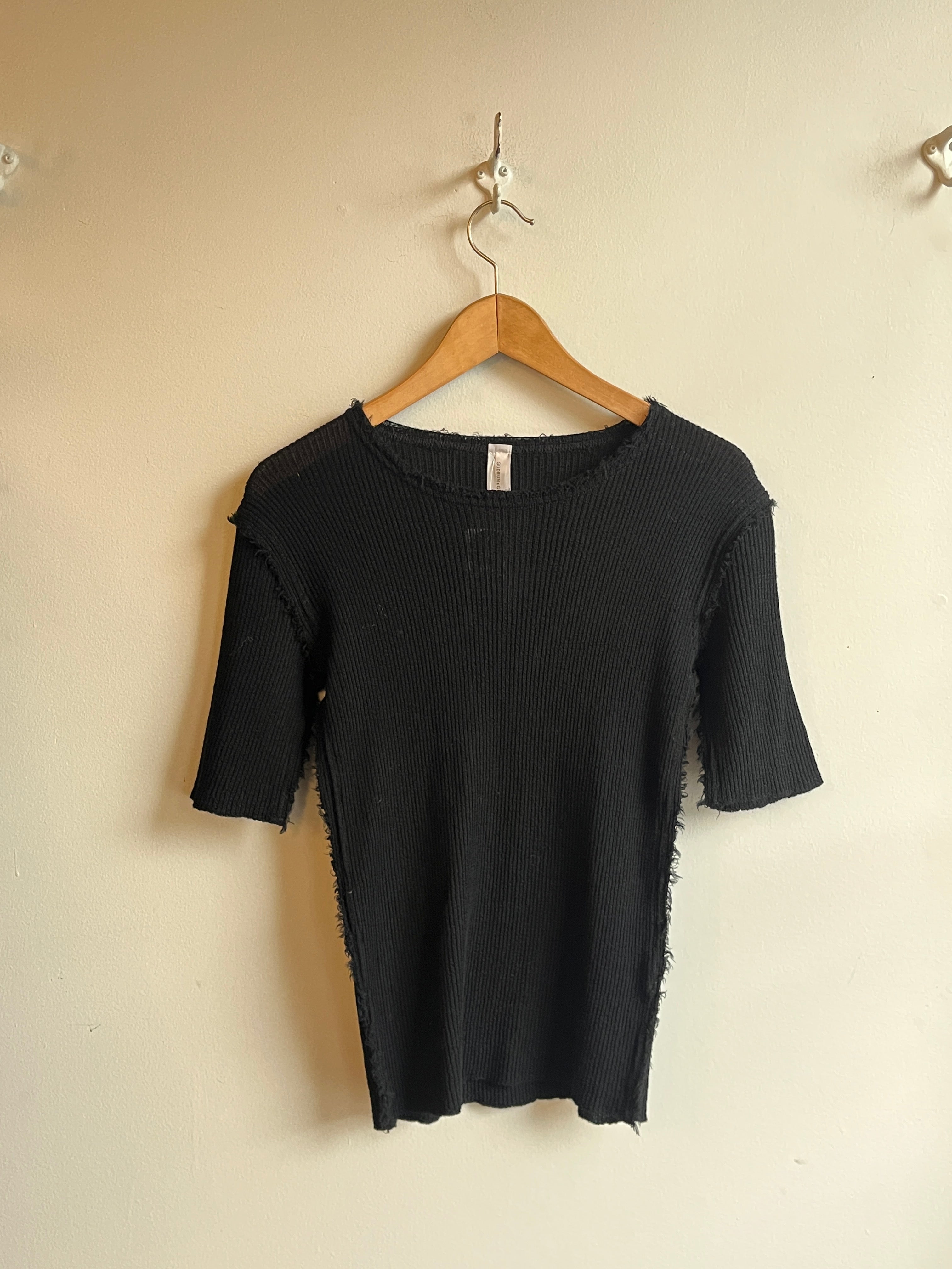 Gudrun Gudrun Brita Top - Black (Merino)