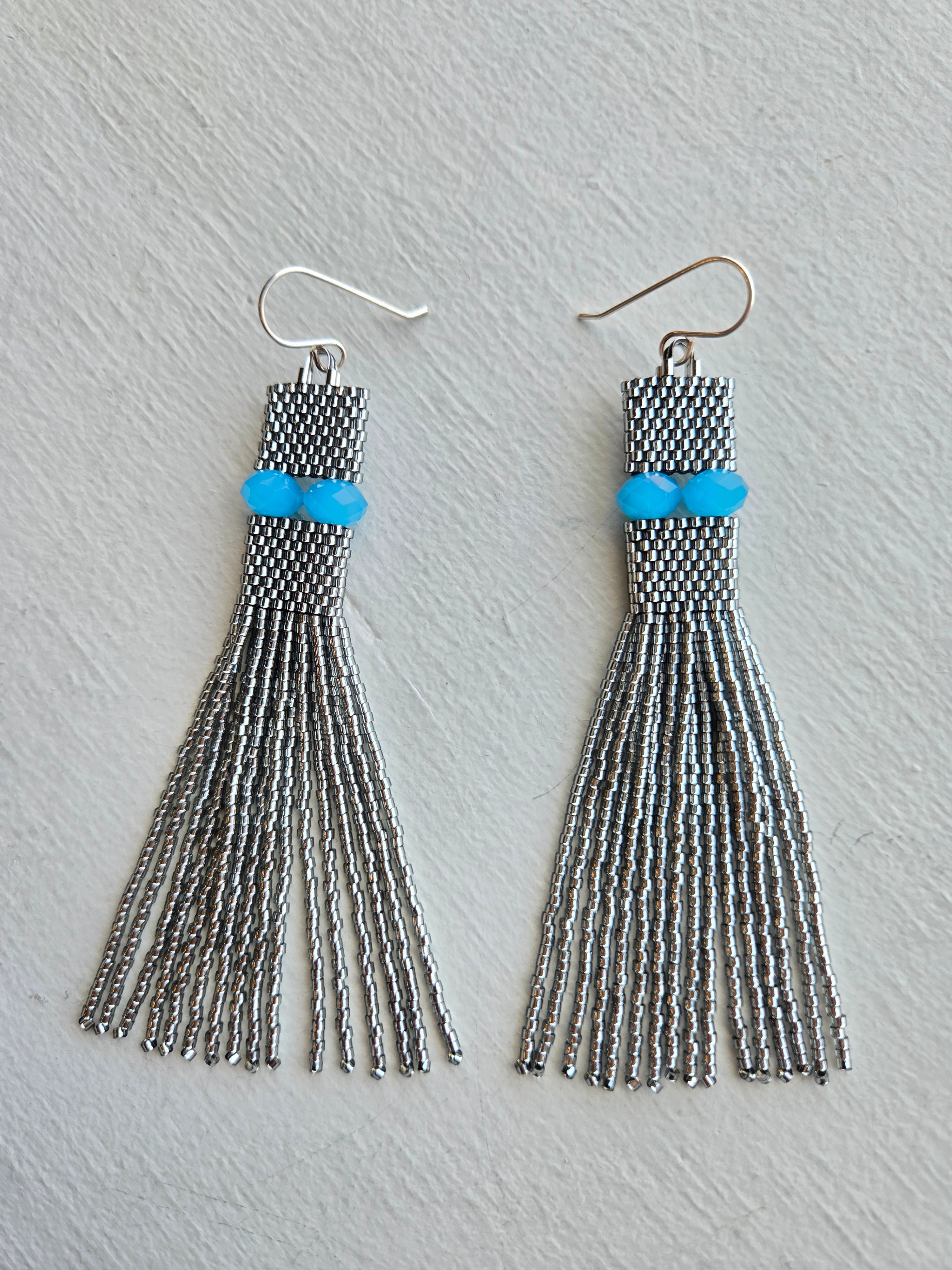 Rondelle Tube Earrings