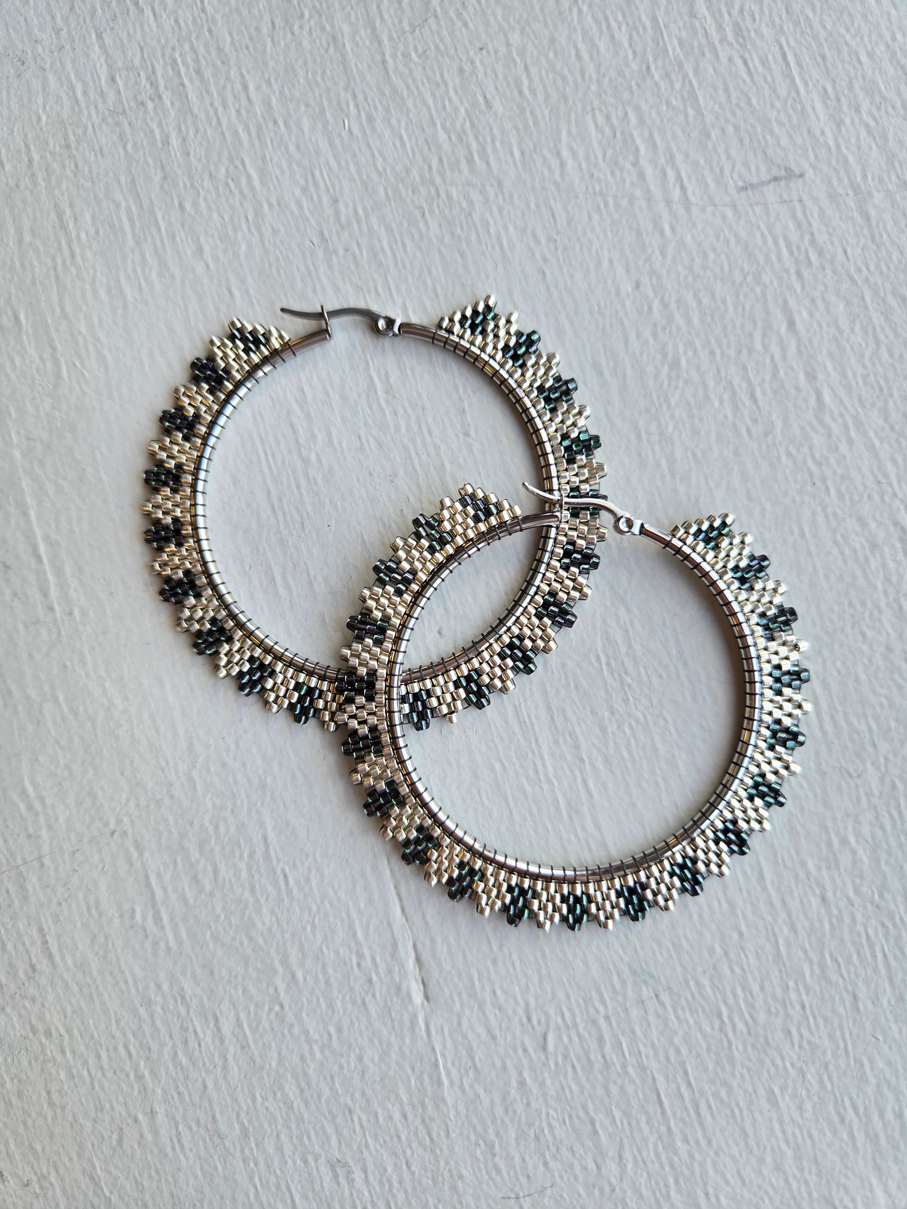 Spear Hoop Earrings