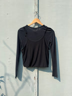 Thinking Mu - Ozma Top/Dress - Black