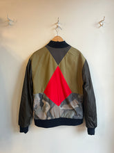 Load image into Gallery viewer, Homecore - Kappa Diago Reversible Jacket - Brown, reversed contrast panel fabrics

