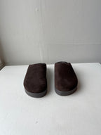 Ada Suede Clog - Dark Brown