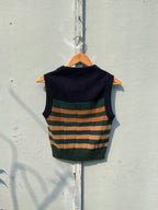 Sherry Knitted Vest - Multi Green