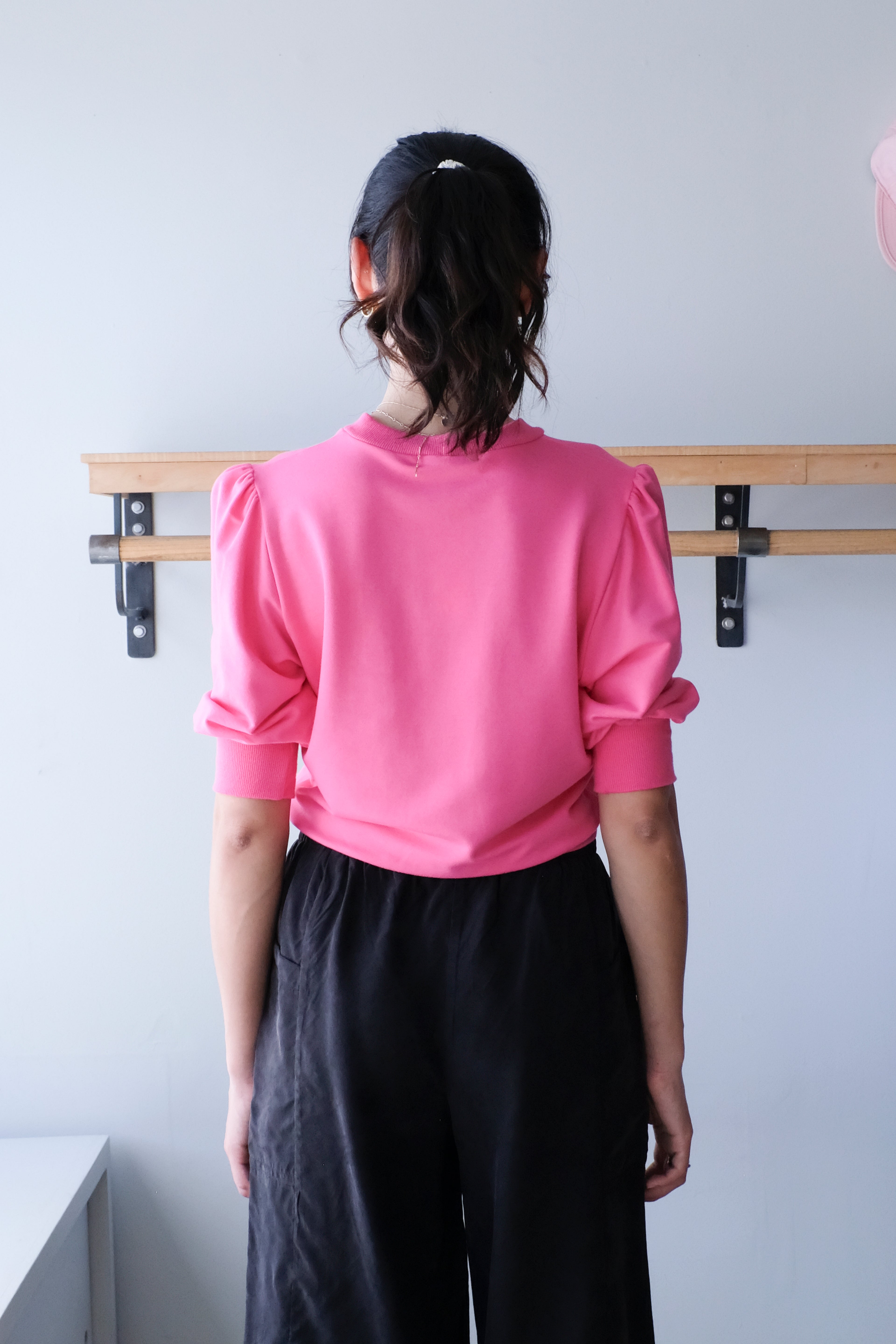 Allison Wonderland - Finch Sweatshirt - Pink -back