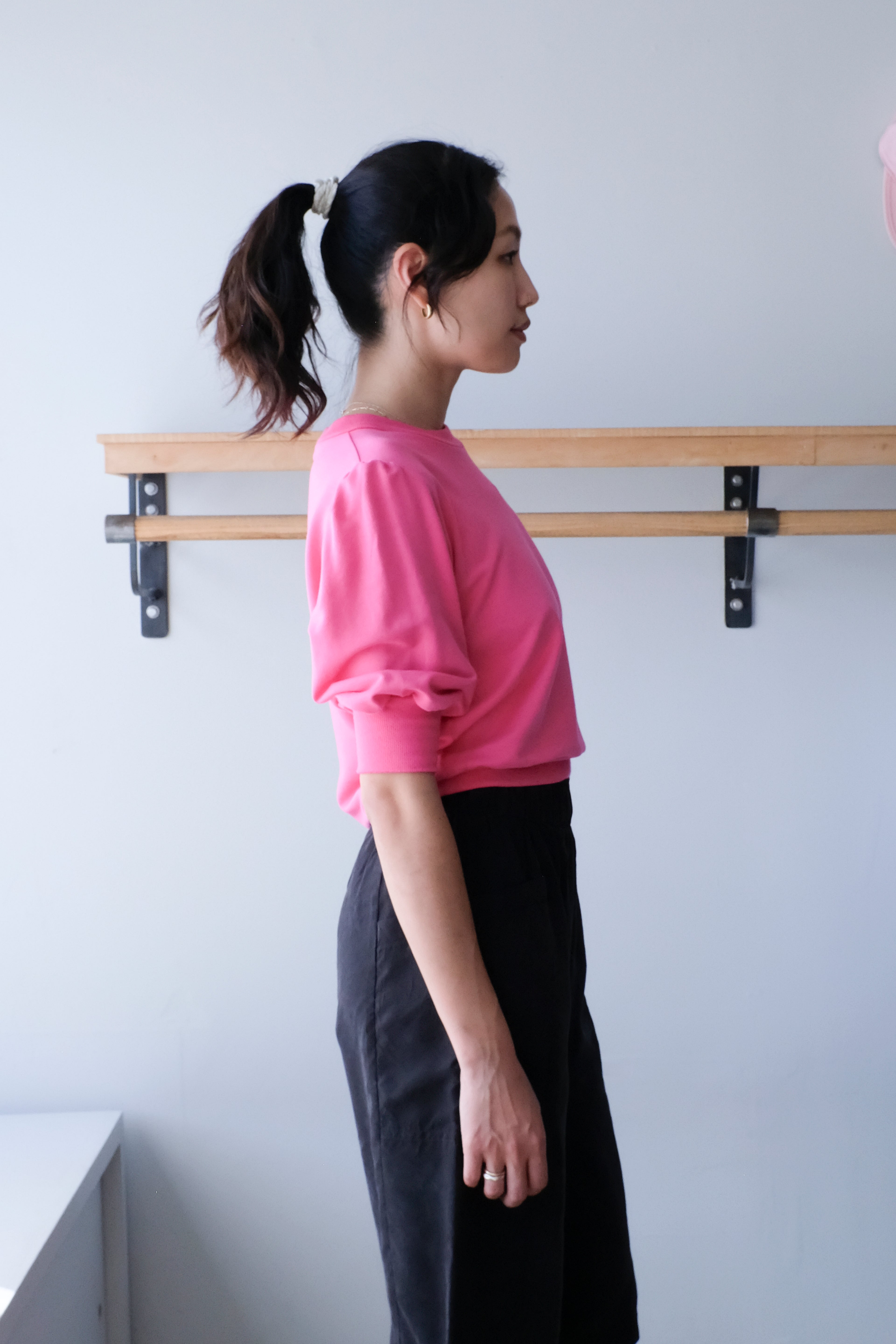 Allison Wonderland - Finch Sweatshirt - Pink -side