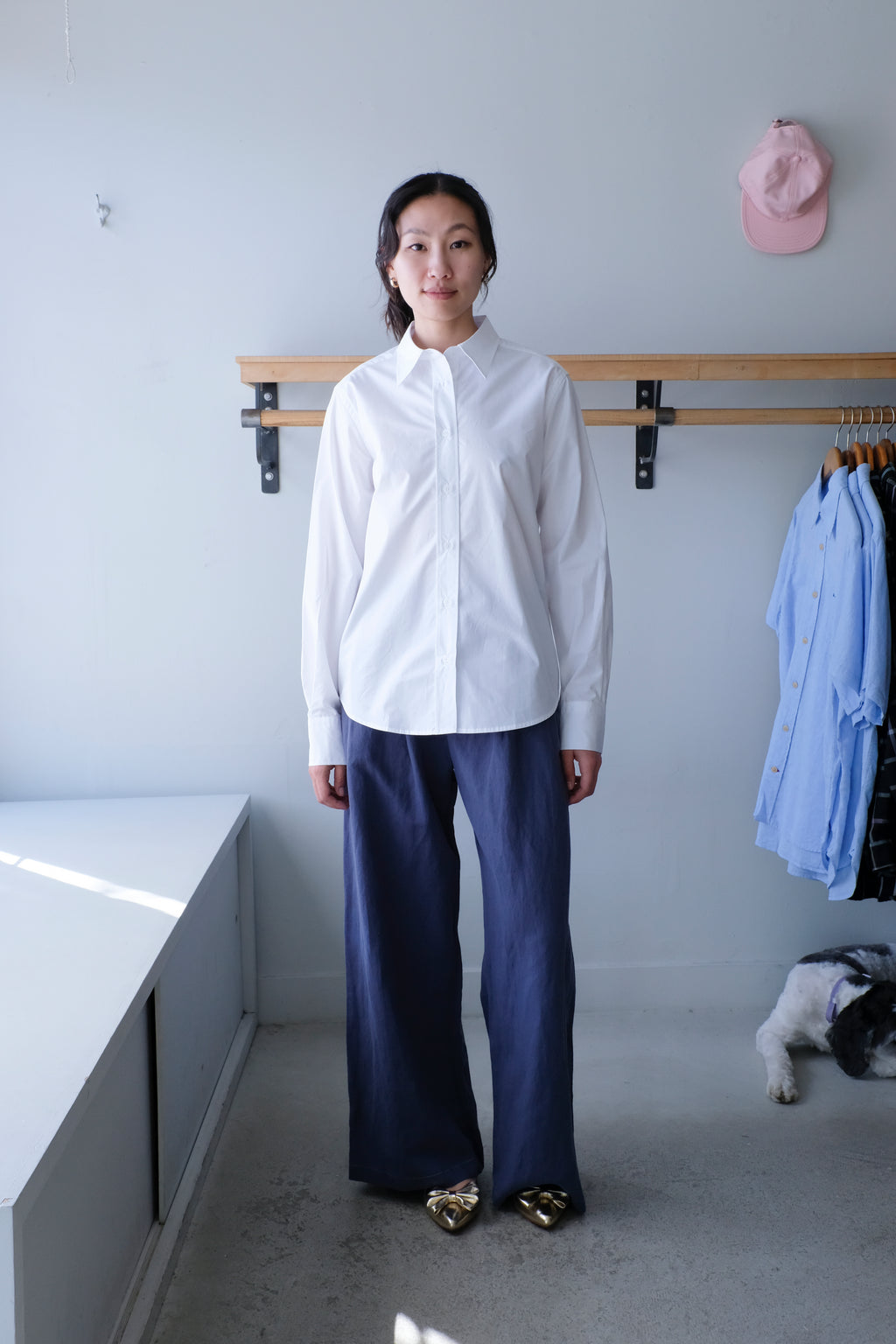 Classic Poplin Shirt - White