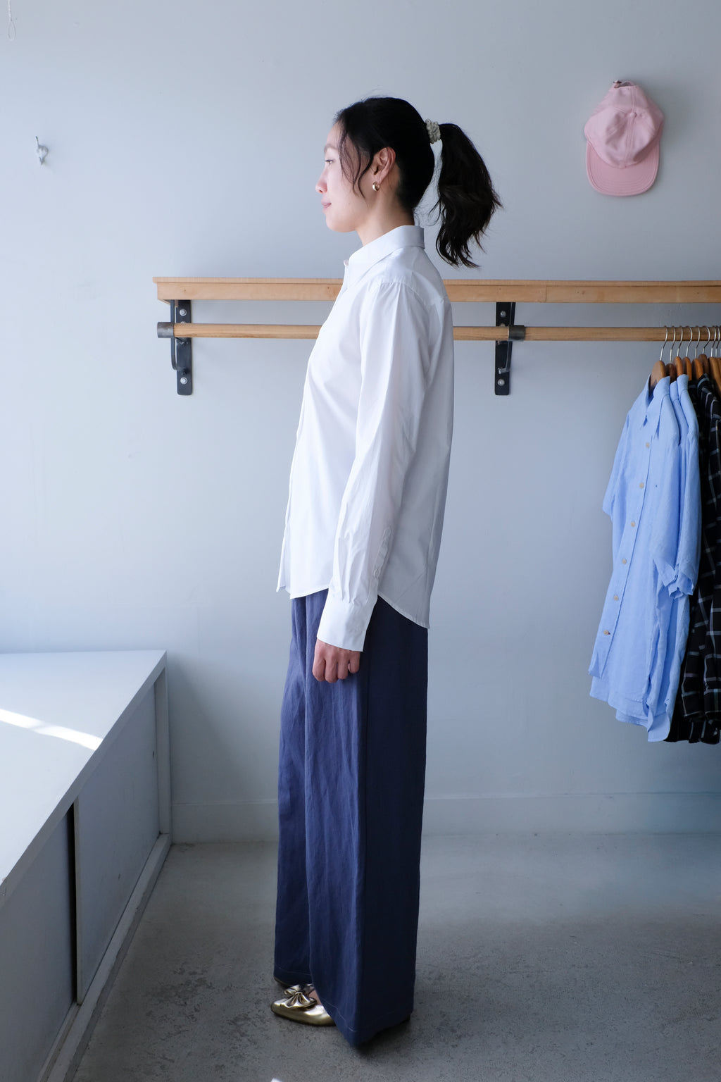 Classic Poplin Shirt - White