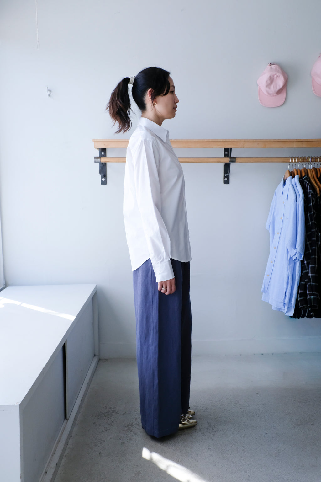 Classic Poplin Shirt - White