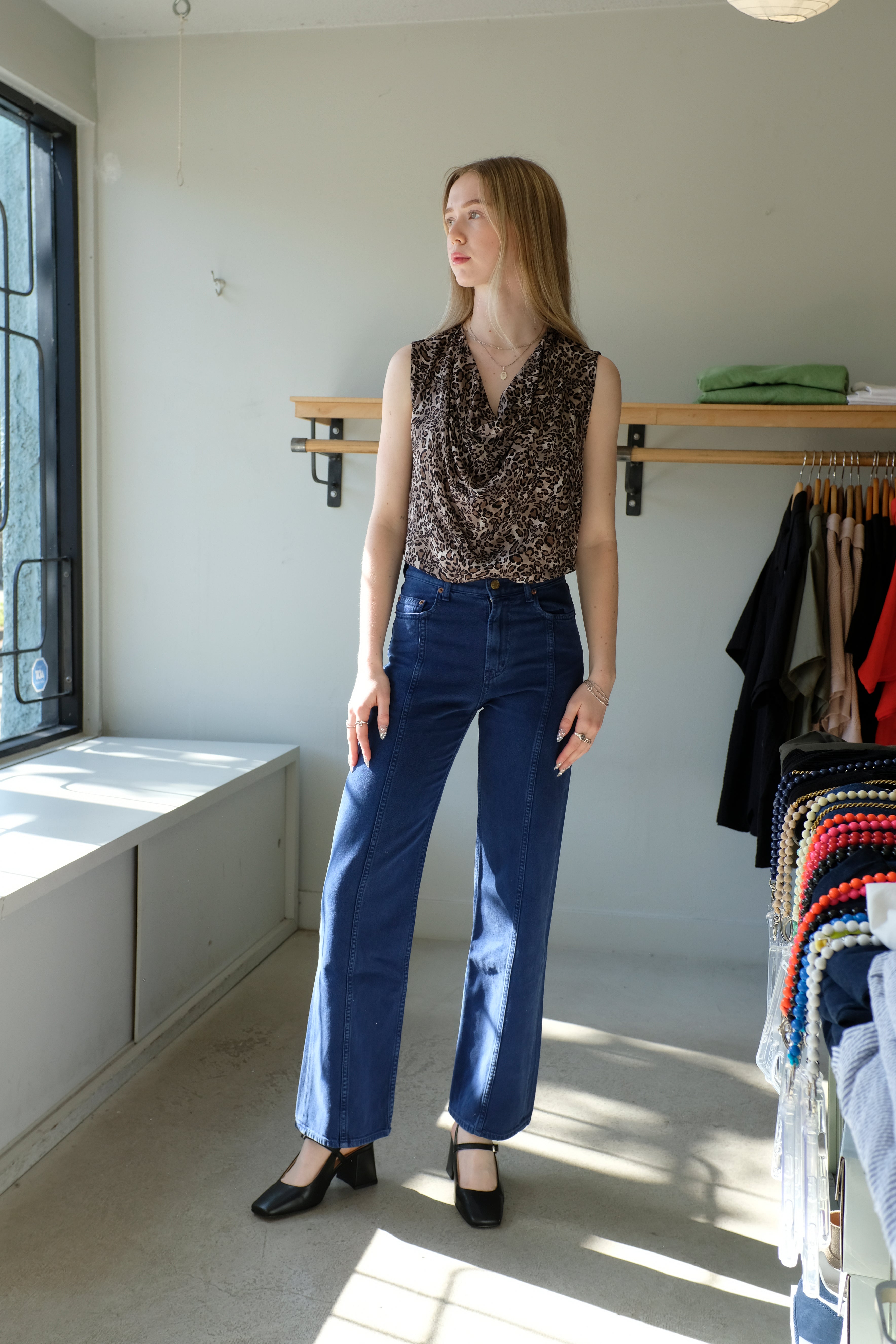 b-sides - Quinn Jean - French Blue - front