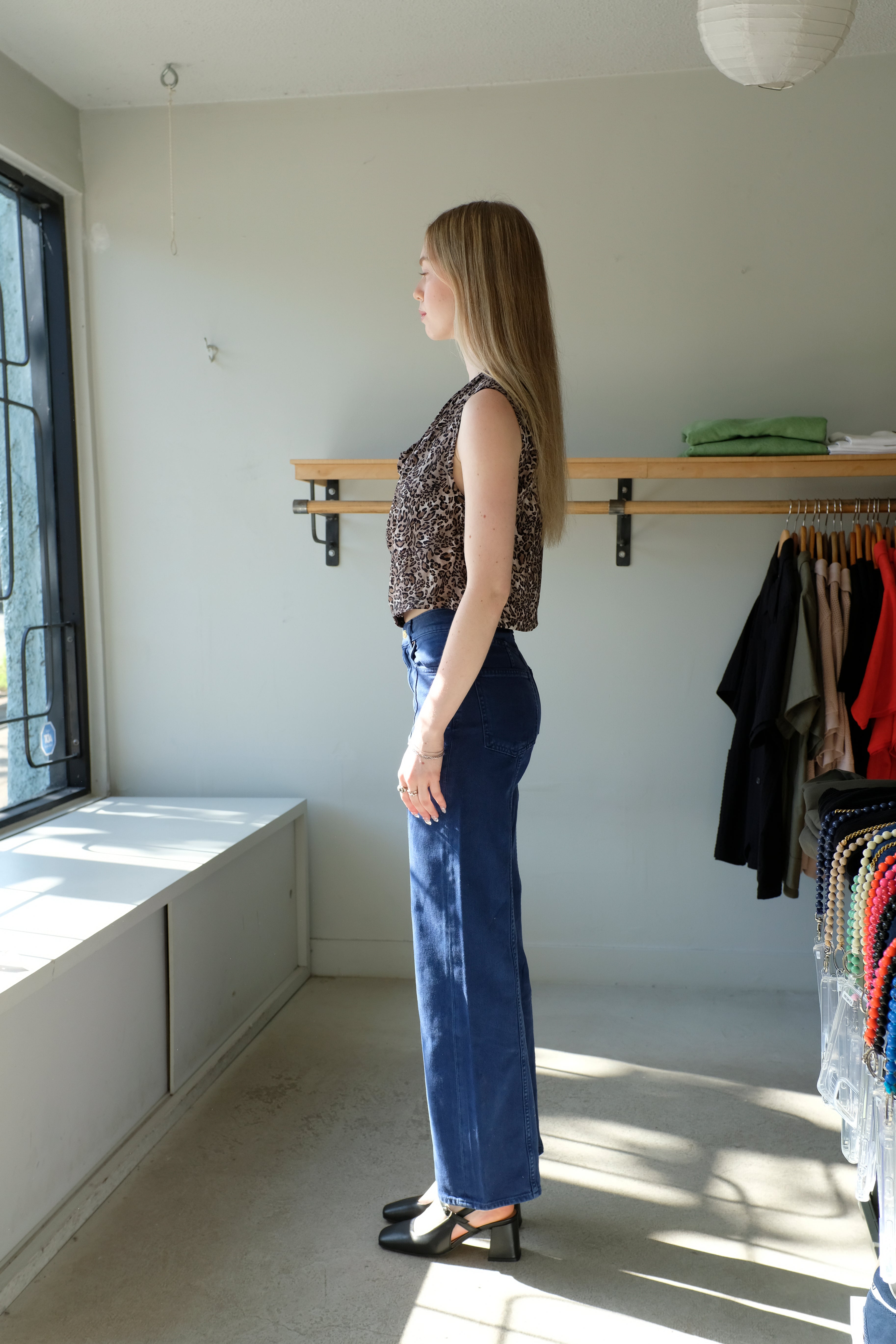 b-sides - Quinn Jean - French Blue - side