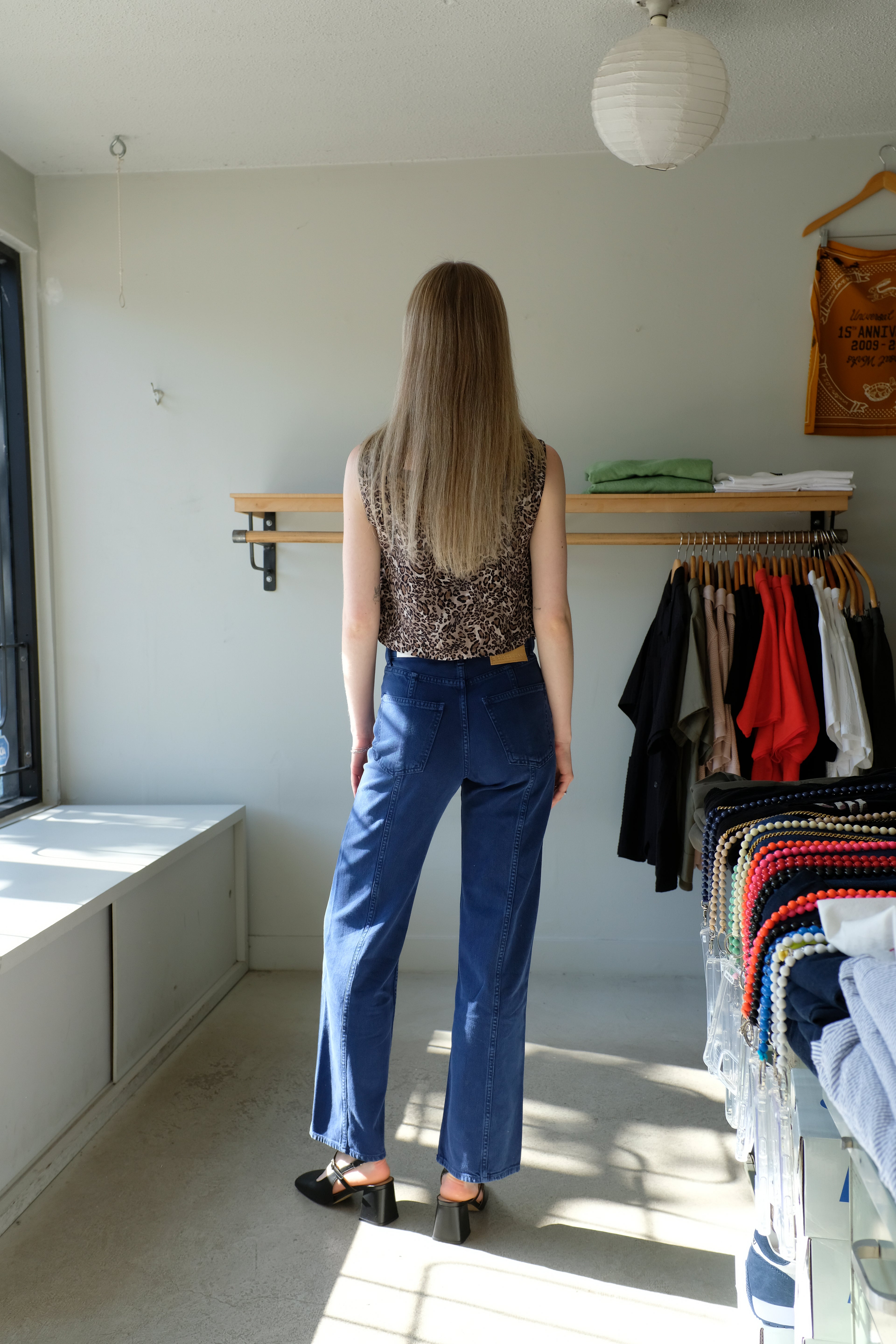 b-sides - Quinn Jean - French Blue - back